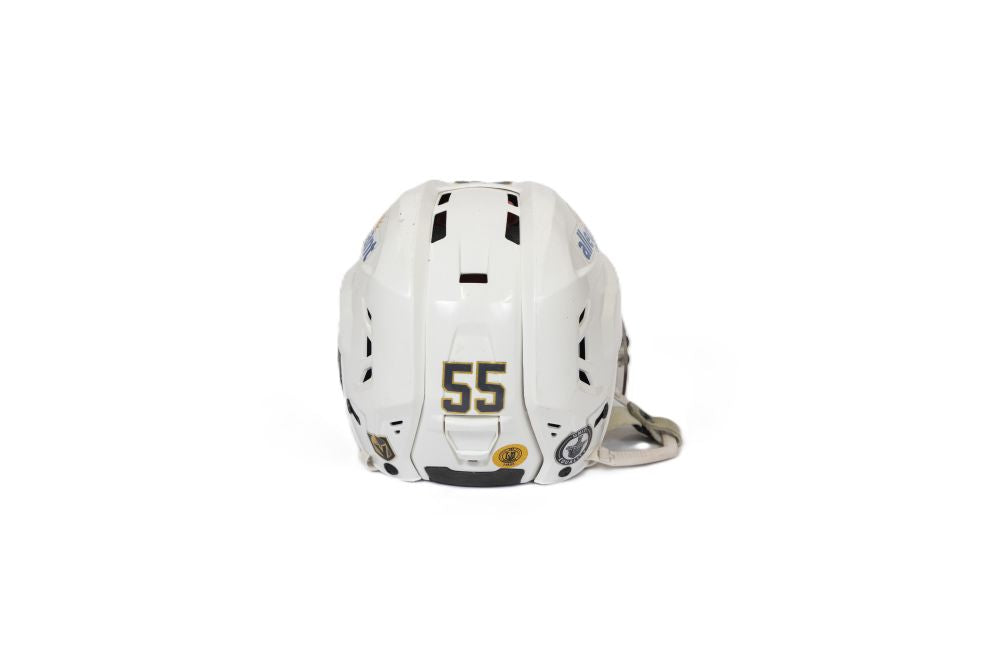 Game-Used: #55 Keegan Kolesar Helmet-13623