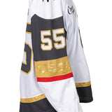 Game-Worn: #55 Keegan Kolesar White Circa Set 1 2025/26 Jersey-20104