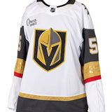 Game-Worn: #55 Keegan Kolesar White Circa Set 1 2025/26 Jersey-20104