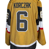 Game-Worn: #6 Kaedan Korczak 2026 SCP Gold Set 2 Jersey-21777