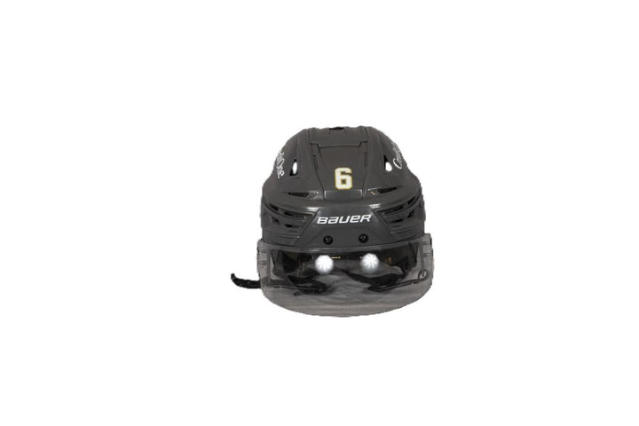 Game-Used: #6 Kaedan Korczak Helmet-19374