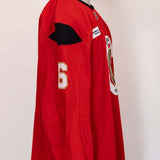 #6 Kaedan Korczak Red Practice Jersey - 20201