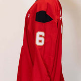 #6 Kaedan Korczak Red Practice Jersey - 20201
