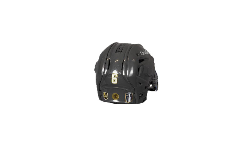 Game-Used: #6 Kaedan Korczak Helmet-19374