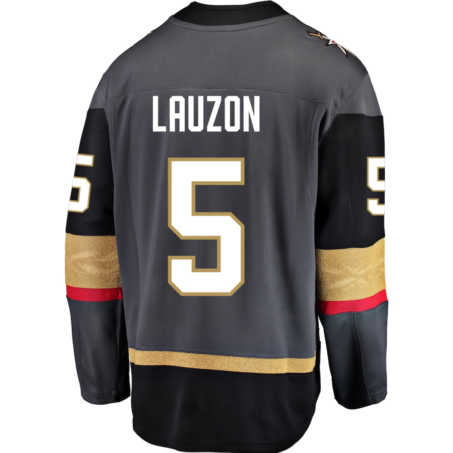 Vegas Golden Knights Fanatics Breakaway #5 Jeremy Lauzon Jersey
