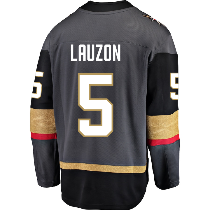 Vegas Golden Knights Fanatics Breakaway #5 Jeremy Lauzon Jersey