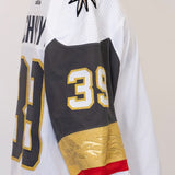 Game-Issued: #39 Jake Leschyshyn White Set 1 Jersey 2019/20 Season-4804