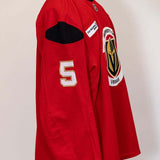 #5 Jeremy Lauzon Red Practice Jersey - 20198