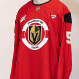 #5 Jeremy Lauzon Red Practice Jersey - 20198