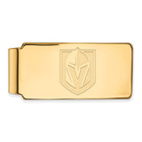SS 14k Yellow Gold Plated NHL Vegas Golden Knights Money Clip