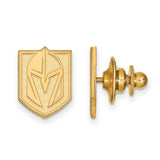 Vegas Golden Knights SS 14k Yellow Gold Plated Lapel or Tie Pin