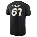 Vegas Golden Knights Authentic Pro Mark Stone Name & Number Tee