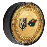 VGK vs. MIN Match-Up Puck 3/6/26