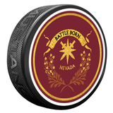 Vegas Golden Knights Nevada Day Battle Born Puck
