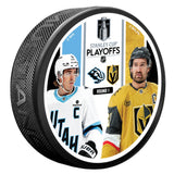 Vegas Golden Knights vs. Utah Mammoth 2026 Playoffs Player Match-Up Puck – Round 1