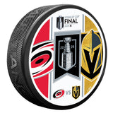 Vegas Golden Knights vs. Carolina Hurricanes 2026 Stanley Cup Final Match-Up Puck - Round 4