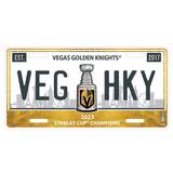 Vegas Golden Knights Wooden License Plate Frame