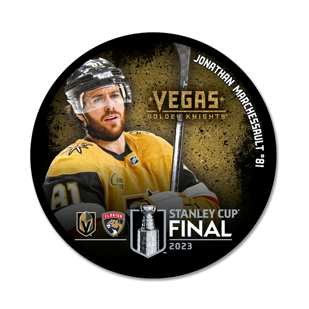 Vegas Golden Knights Stanley Cup Final Jonathan Marchessault Player Puck