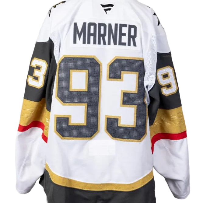 Game-Worn:#93 Mitch Marner White Set 2 2025/26-20595 - Vegas Team Store