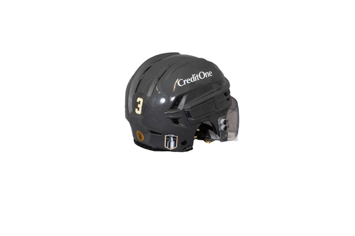 Game-Used: #3 Brayden McNabb 2024 Stanley Cup Playoffs Helmet - 17544