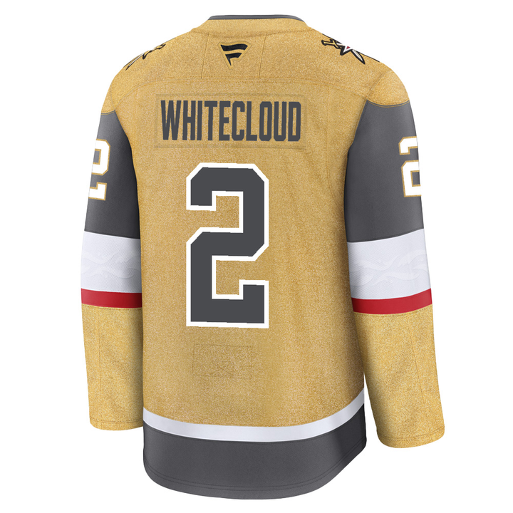 Vegas Golden Knights Fanatics Premium Pressed Zach Whitecloud Jersey