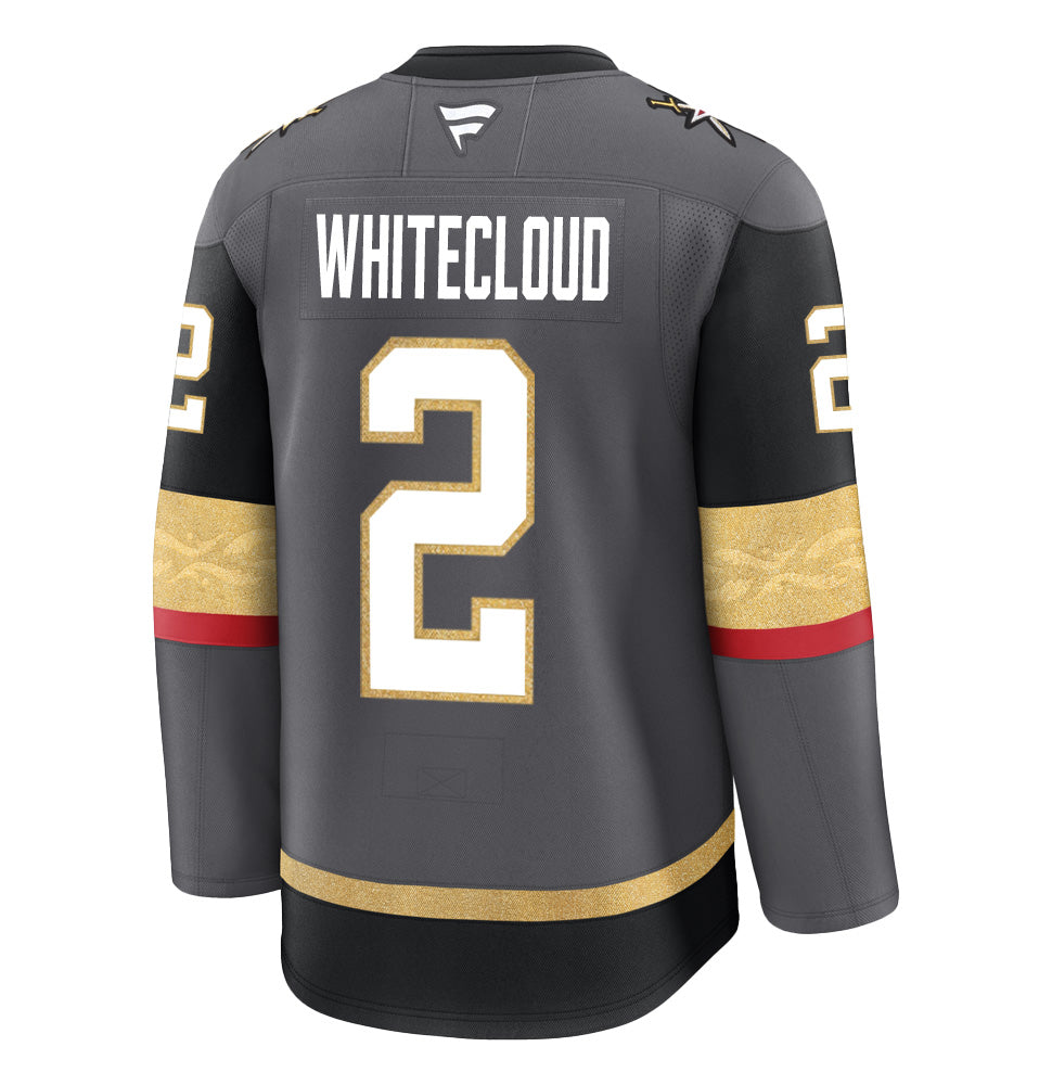 Vegas Golden Knights Fanatics Premium Pressed Zach Whitecloud Jersey