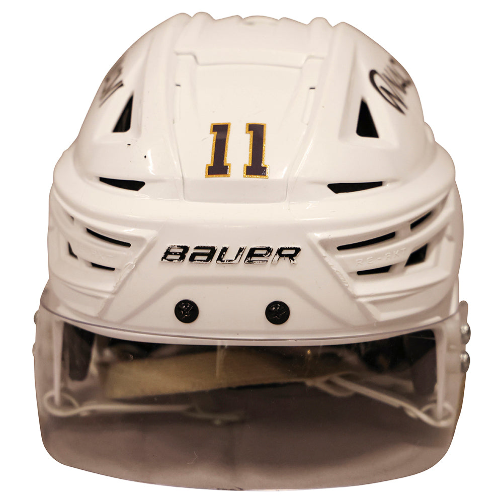 Game-Worn: #11 Mason Morelli 2023-2024  Helmet  - 18286