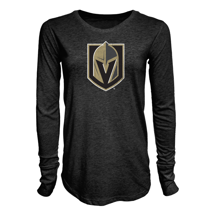 Vegas Golden Knights Women's Black Primary Junior Mascot Tee