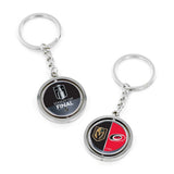 Vegas Golden Knights vs. Carolina Hurricanes 2026 Stanley Cup Final Dueling Spinner Keychain