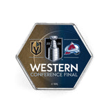 Vegas Golden Knights vs. Colorado Avalanche 2026 Western Conference Final Pin - Round 3