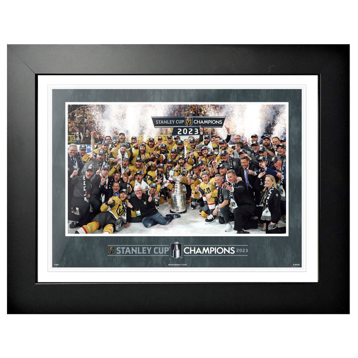 Vegas Golden Knights Stanley Cup Champions Framed Sign