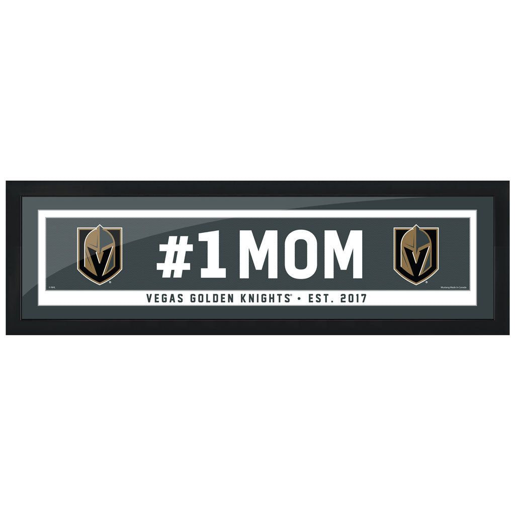 Vegas Golden Knights #1 Mom Nameplate Frame