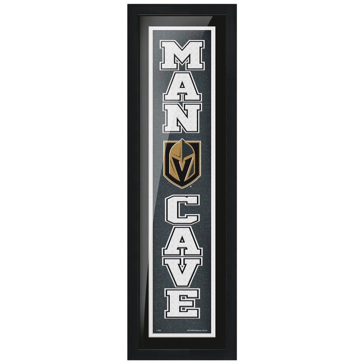 Vegas Golden Knights Man Cave Framed Sign