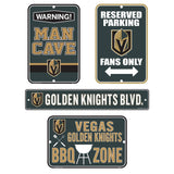 Vegas Golden Knights Fan Four Pack Sign Set