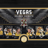 Vegas Golden Knights Season X Timeline Bronze Coin Photo Mint