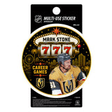 Vegas Golden Knights Mark Stone 777 Career Games Decal