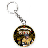 Vegas Golden Knights Mark Stone 777 Career Games Keychain