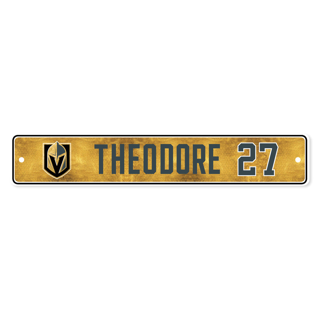 Vegas Golden Knights Shea Theodore Nameplate