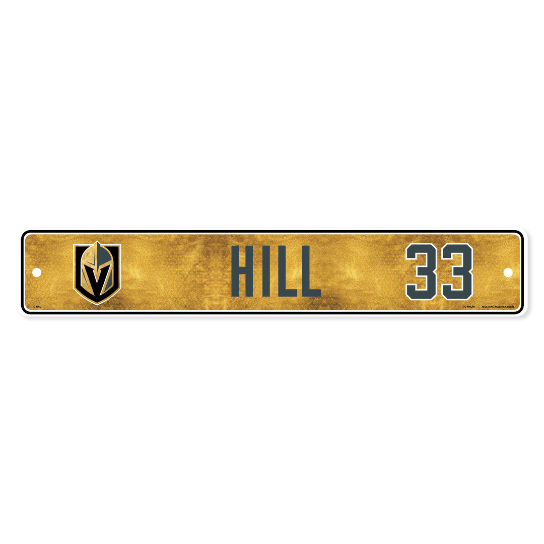 Vegas Golden Knights Adin Hill Nameplate
