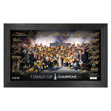Vegas Golden Knights 2023 Stanley Cup Champions Framed Signed Team Photo