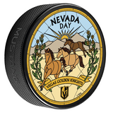 Vegas Golden Knights 2025 Nevada Day Puck
