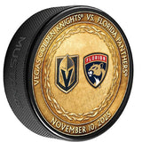 FLA vs. VGK Match-Up Puck 11/10/2025