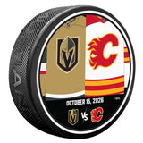 CGY vs. VGK Match-Up Puck 10/15/2026