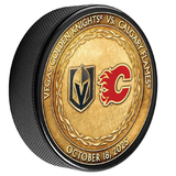 CGY vs. VGK Match-up Puck 10/18/2025