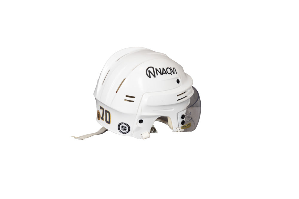Game-Used: #70 Tanner Pearson 2024-2025 Season Helmet - 18972