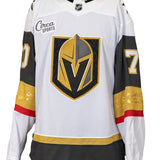 Game-Used: #70 Tanner Pearson  2024-2025 White Jersey White Jersey (Circa Patch) -19368