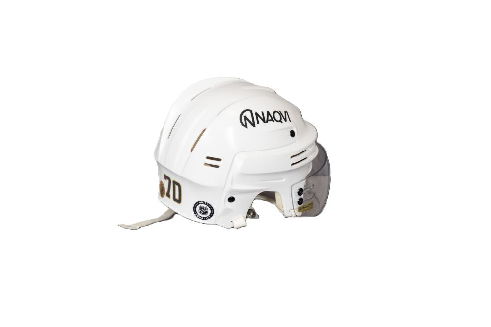 Game-Used: #70 Tanner Pearson Helmet-18972