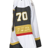 Game-Used: #70 Tanner Pearson  2024-2025 White Jersey White Jersey (Circa Patch) -19368
