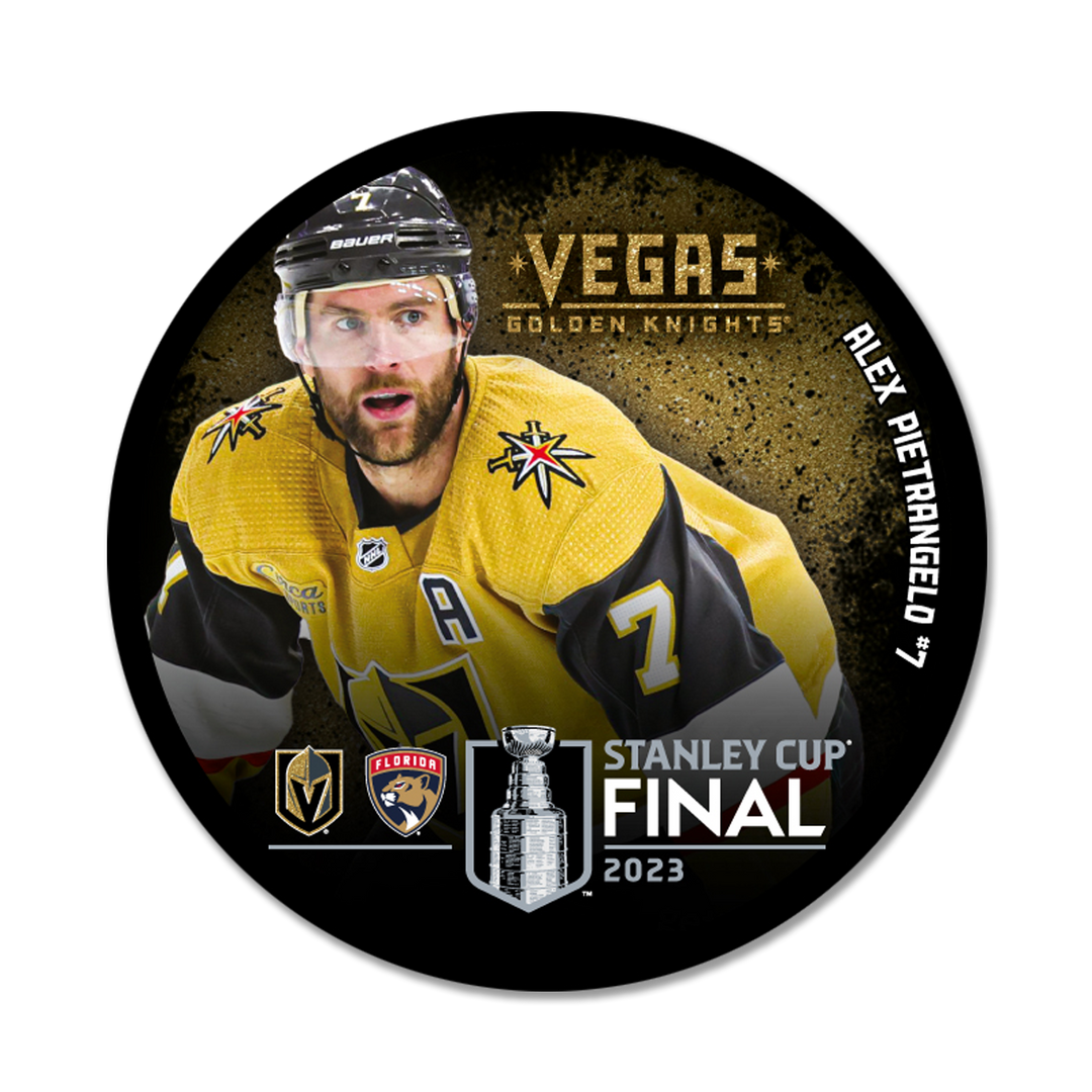 Vegas Golden Knights Stanley Cup Final Alex Pietrangelo Player Puck