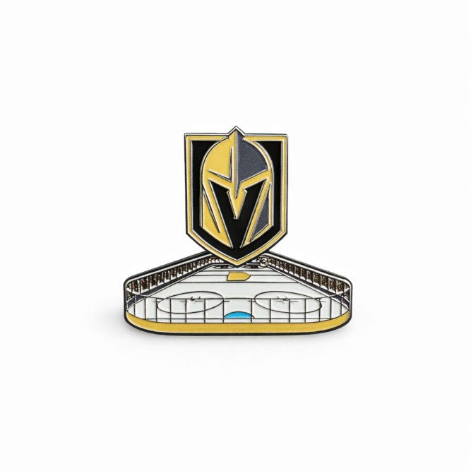 Vegas Golden Knights Primary Logo Rink View Pin - Vegas Team Store